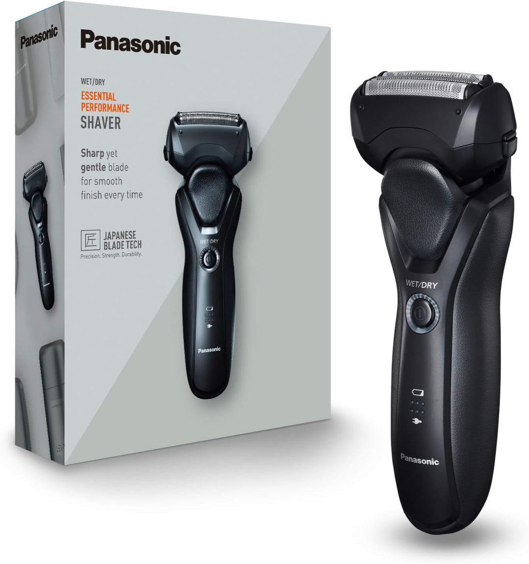 Panasonic Series 500 ES-RT37 Wet und Dry Herrenrasierer mit 3 Klingen für schnellen und präzisen Sch