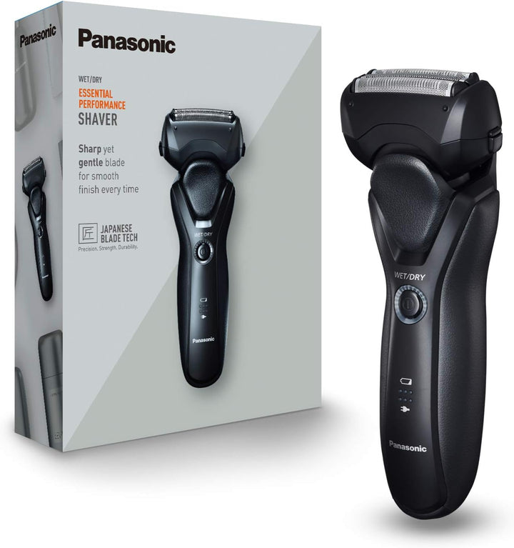 Panasonic Series 500 ES-RT37 Wet und Dry Herrenrasierer mit 3 Klingen für schnellen und präzisen Sch