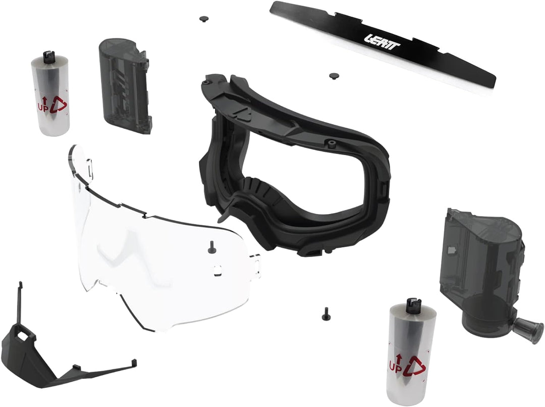 Leatt Unisex Motocross-Maske Einheitsgrösse Bianco, Einheitsgrösse Bianco