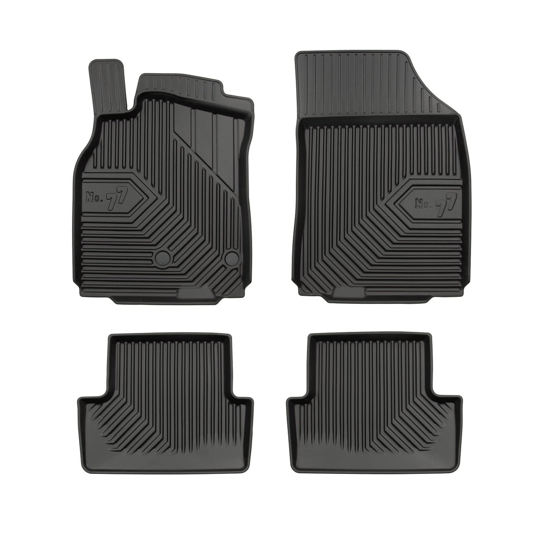FROGUM No.77 Gummimatten Ganzjahresset von Auto Fussmatten Autofussmatten für Renault Megane III 200