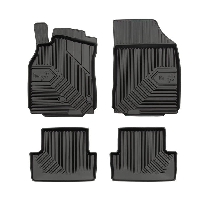 FROGUM No.77 Gummimatten Ganzjahresset von Auto Fussmatten Autofussmatten für Renault Megane III 200