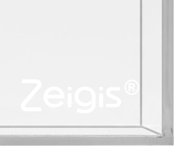 Losbox aus Acrylglas in 200x200x200mm mit Schloss und Topschild 210x210mm - Zeigis® / Spendenbox/Akt