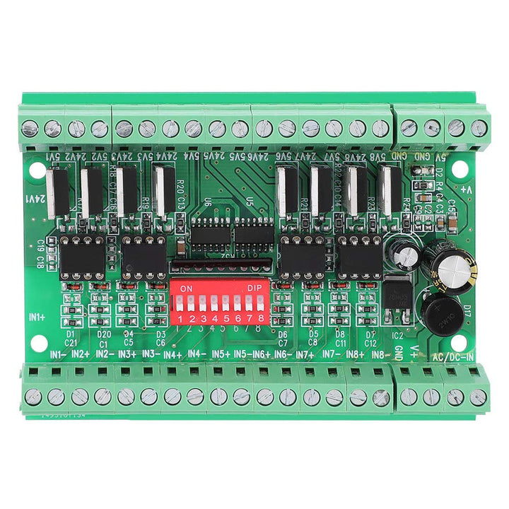 8-Kanal NPN/PNP zu NPN 5V / 24V Pegelwandlermodul Rechteckwelle verstärken Signalumwandlungsmodul Pe