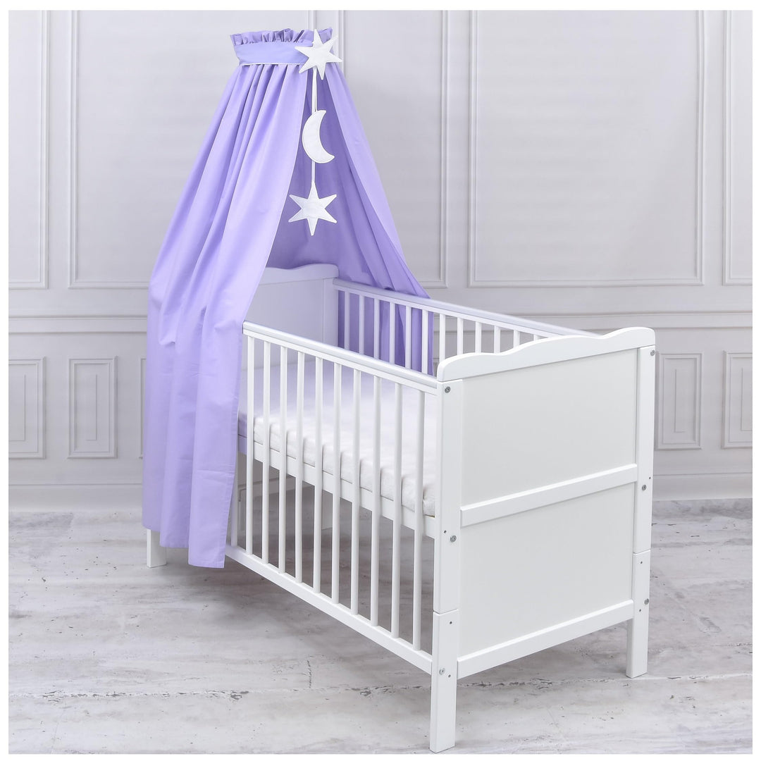 Generisch Baby Delux Babybett Himmel Betthimmel Baumwolle Baldachin für Babybett Kinderbett Wiege St