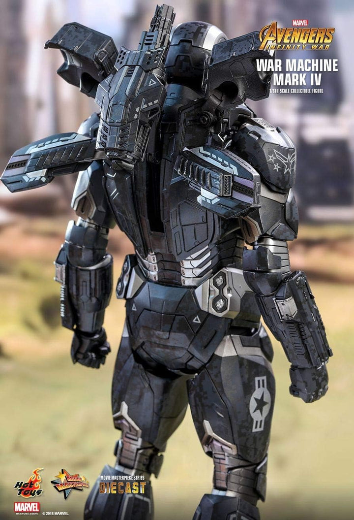 Hot Toys War Machine Mark IV Avengers Infinity War Movie Masterpiece Series Diecast 1/6 Sixth Scale