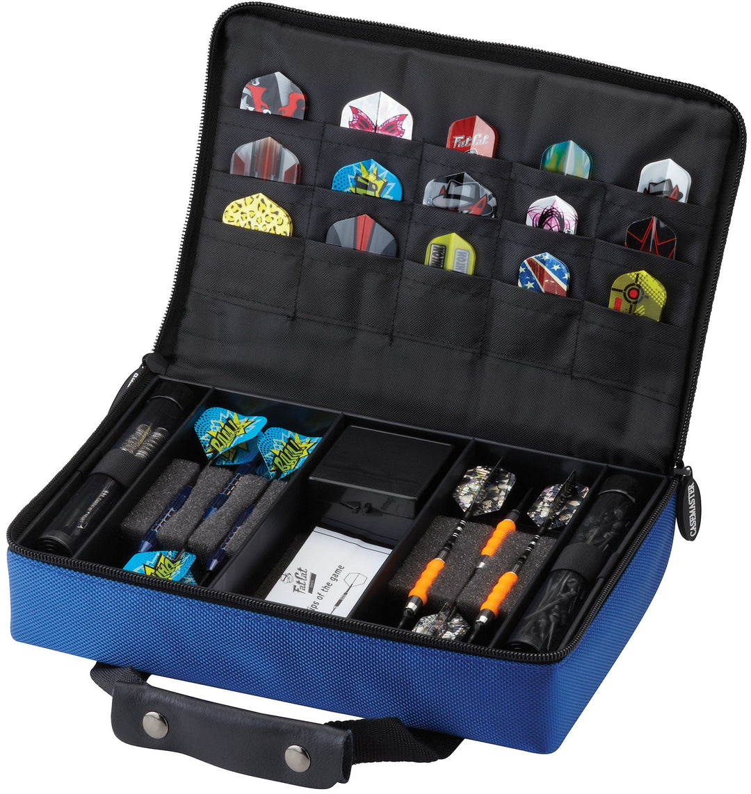 Viper Casemaster Classic 12 Dart-Nylon-Aufbewahrungstasche Blau, Blau