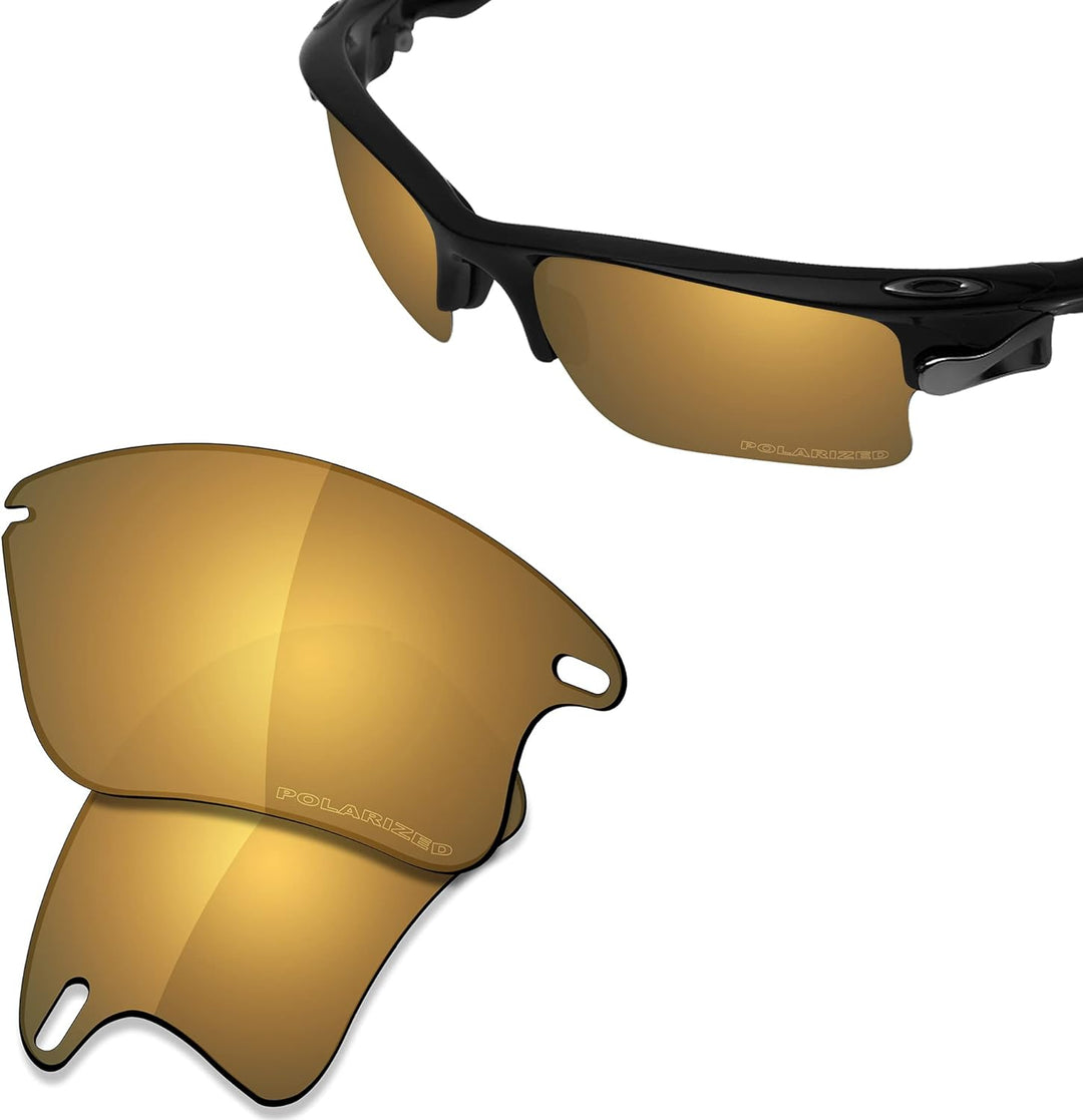 Saucer Premium-Ersatzgläser und Gummi-Kits für Oakley Fast Jacket XL OO9156 Sonnenbrillen High Defen