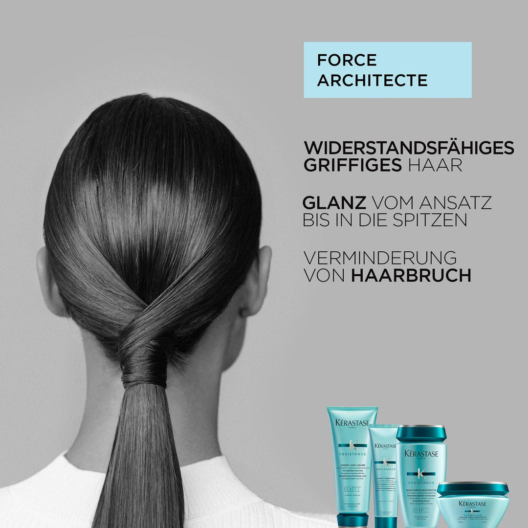 Kérastase, Résistance, Pflegeroutine mit Shampoo und Haarspülung, Für geschädigtes und strapaziertes