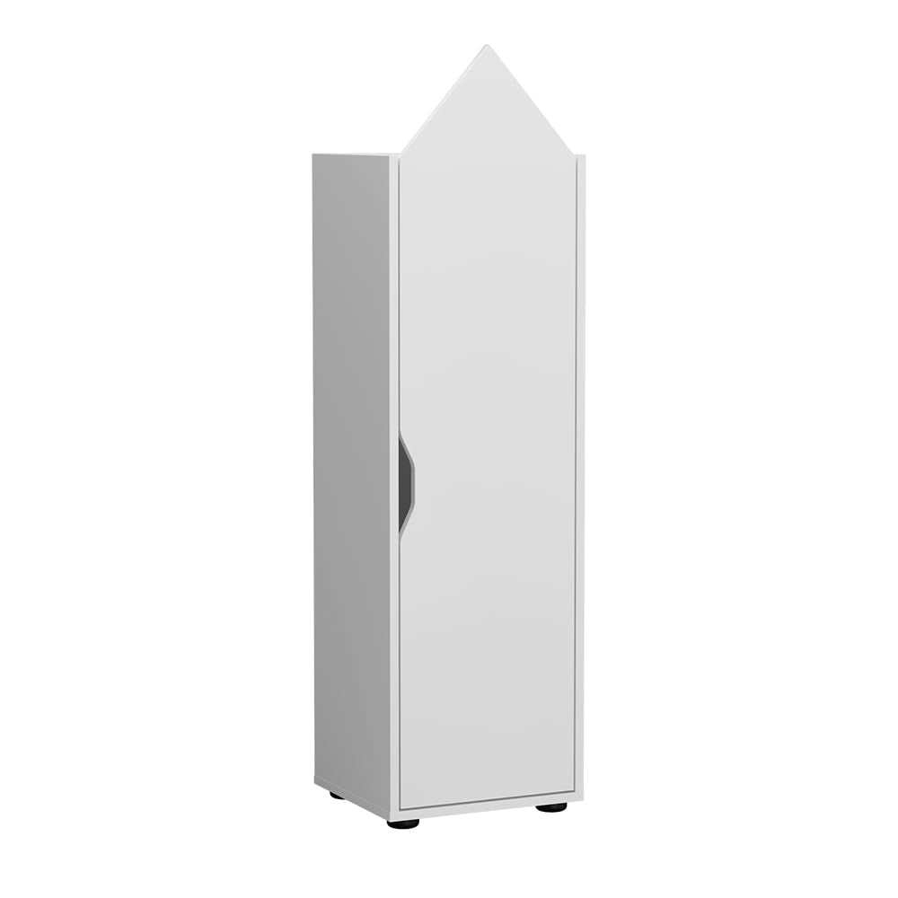 Vicco Kinderregal Estell, Weiss, 36.4 x 130.9 cm | mit offenen Ablageflächen zur Aufbewahrung von Sp