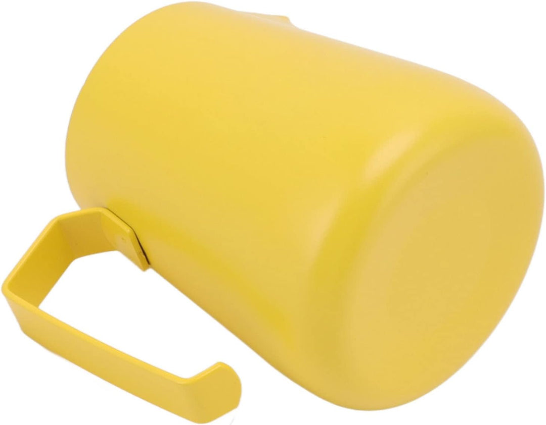 Milchkännchen, Milchaufschäumkännchen, 450 Ml, Milchaufschäumkrug aus Edelstahl 304, Dampfkrug, Milc