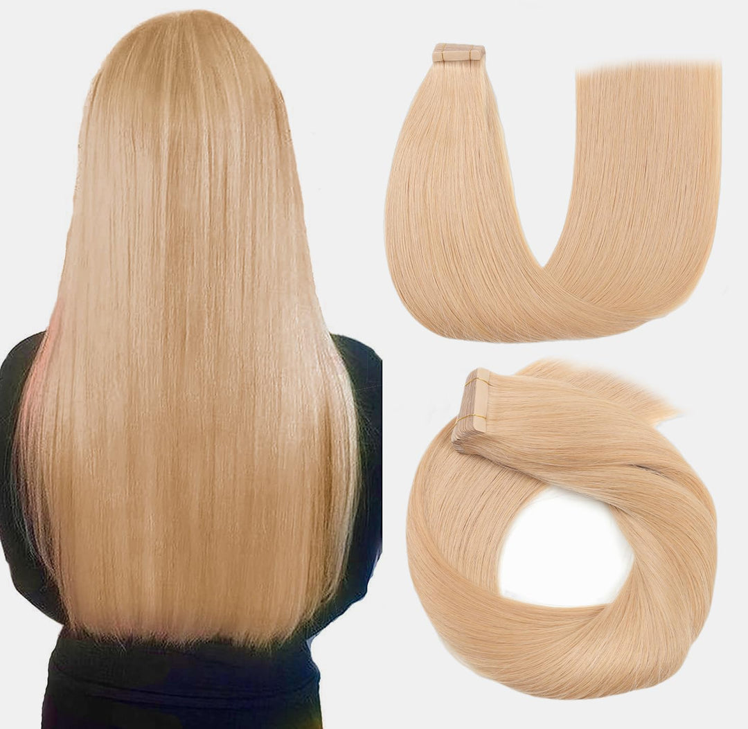 Tape Extensions Echthaar 100% Natürliche Echthaar Extensions Tape Remy Haar Extension Tape in Nahtlo