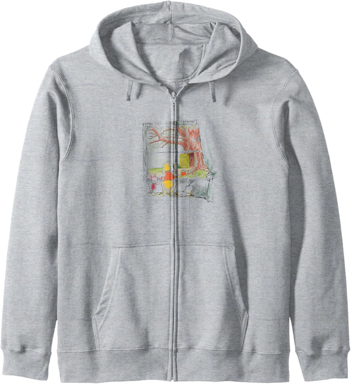 Disney Winnie The Pooh & Piglet Looking Out The Window Kapuzenjacke