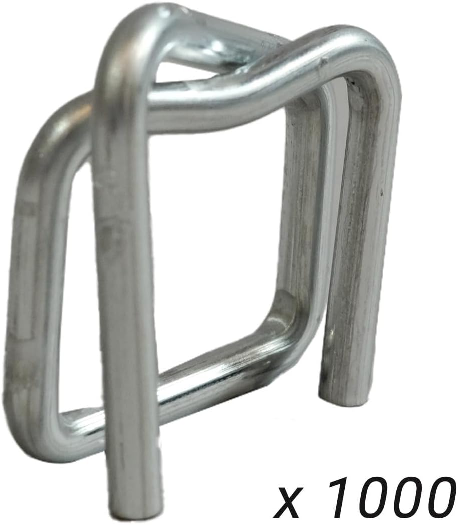 tecplast pr0642 Karton de 1000 Boucles Stahl, PR0645 19 mm, 19 mm