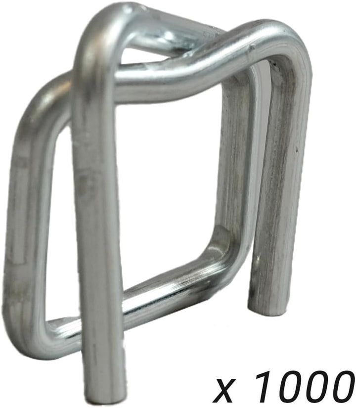 tecplast pr0642 Karton de 1000 Boucles Stahl, PR0645 19 mm, 19 mm