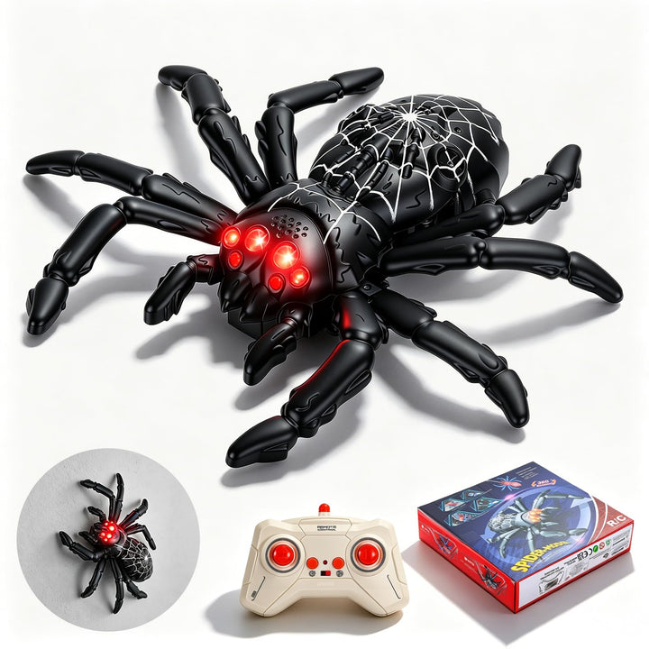 Ferngesteuerte Spinne Spielzeug Auto, RC Wandkletterspinne mit 360° Rotation, Stunt RC Auto zum Krab