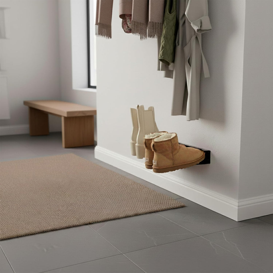 Schuhregal Eingang, Schmaler Wand-Schuhorganizer für Innen und Aussen, Schrank/Garderobe, Schuhablag