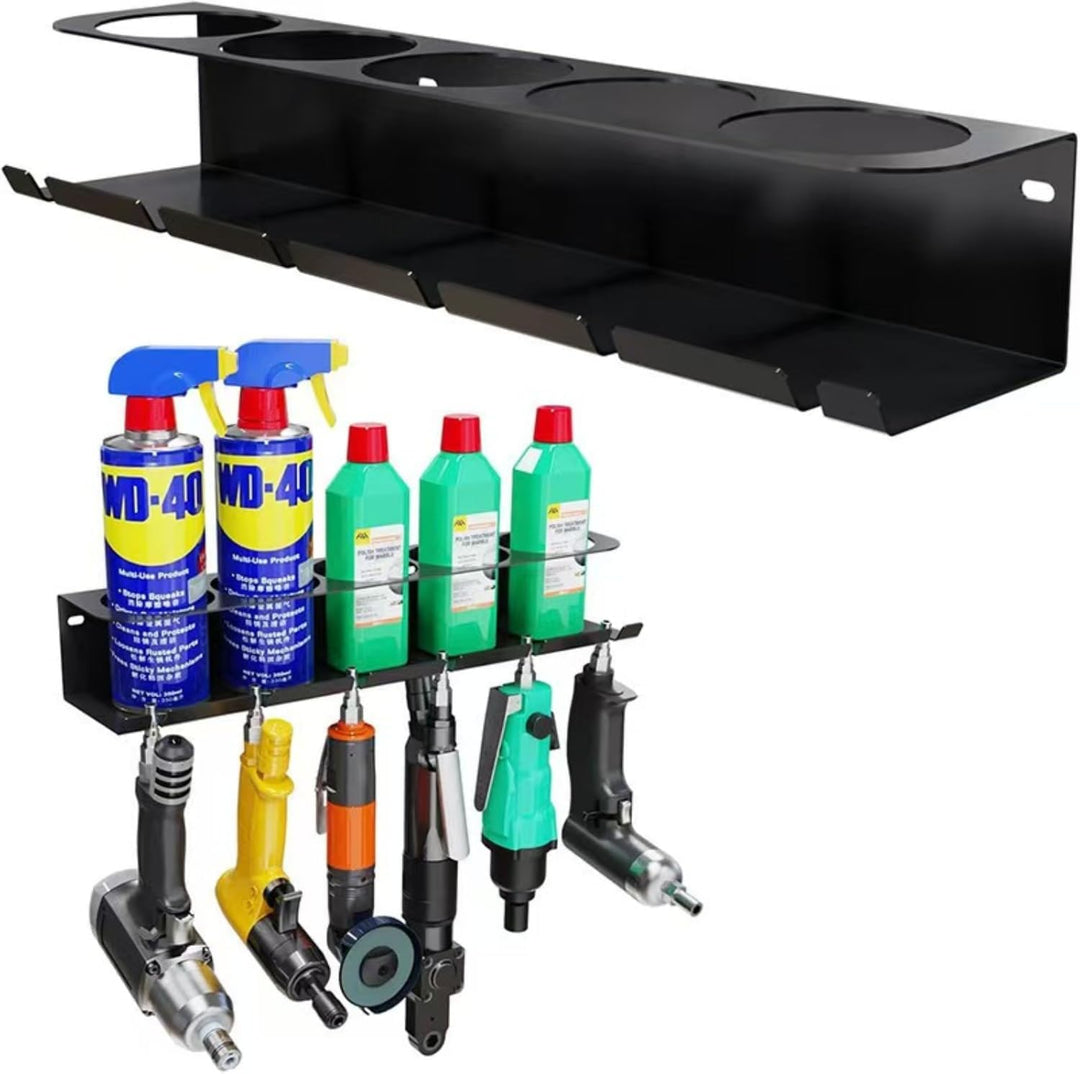 1 PCS schwarz Dosenhalter,Spraydosenhalter, Sprühdosenhalter,Druckluft Werkzeug Zubehör für Garage W
