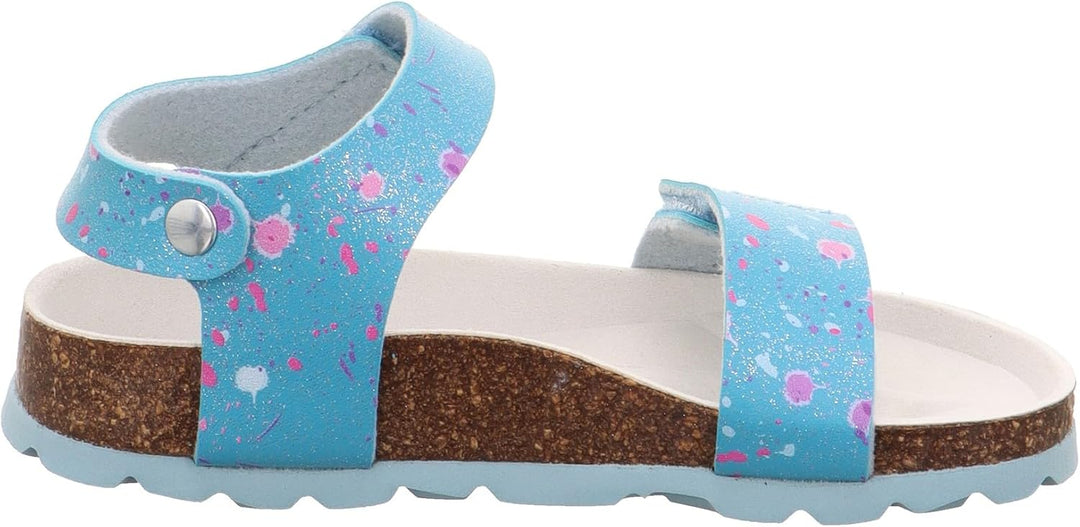 Superfit Mädchen Fussbettpantoffel 1-000123 Hausschuhe 24 EU Blau 8020, 24 EU Blau 8020