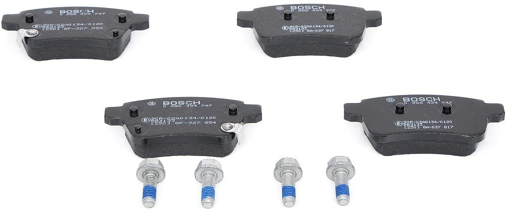 Bosch BP1762 Bremsbeläge - Hinterachse - ECE-R90 Zertifizierung - vier Bremsbeläge pro Set