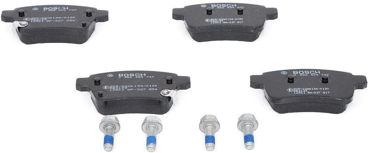 Bosch BP1762 Bremsbeläge - Hinterachse - ECE-R90 Zertifizierung - vier Bremsbeläge pro Set