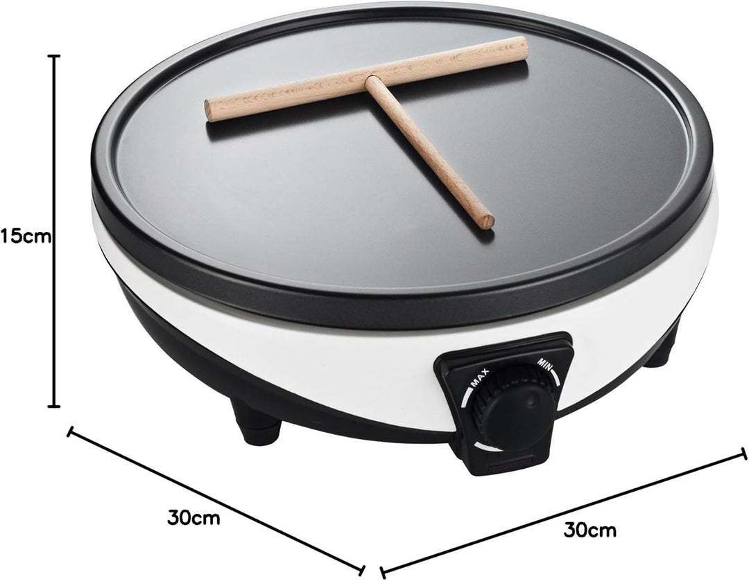 Syntrox Germany 3in1 Crepes Maker | Kontaktgrill | Pancake Maker Zephir, viele Anwendungsmöglichkeit