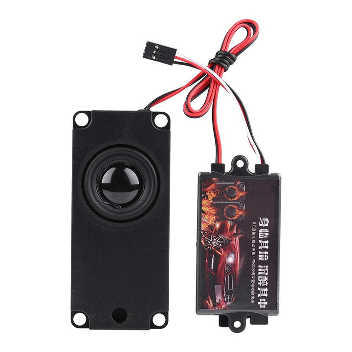 RC Auto Motor Sound Simulator, RC Car Engine Sound Simulierter mit 1 Lautsprecher für 1/10 Fahrzeugm