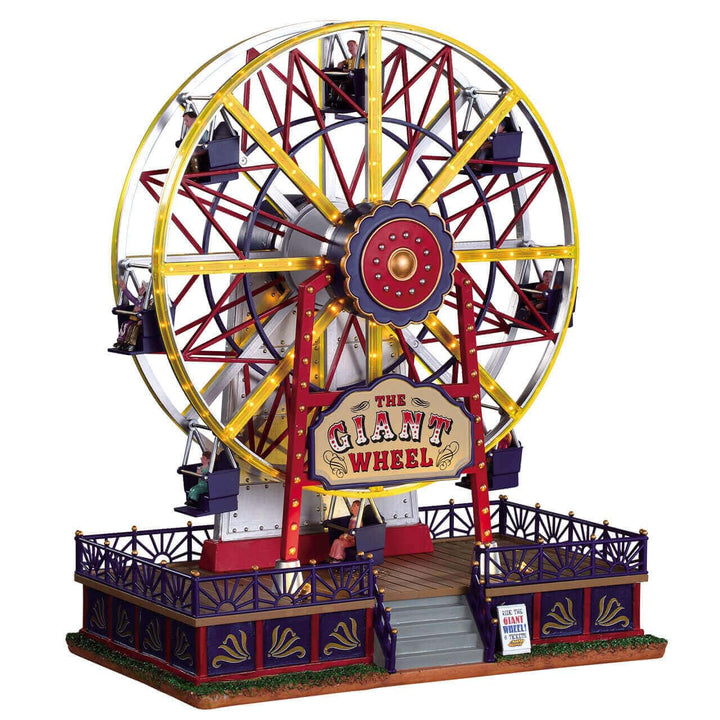 Lemax 94482 - The Giant Wheel - NEU 2019 - Riesenrad - Animiert & Beleuchtet & Sound - Weihnachtswel