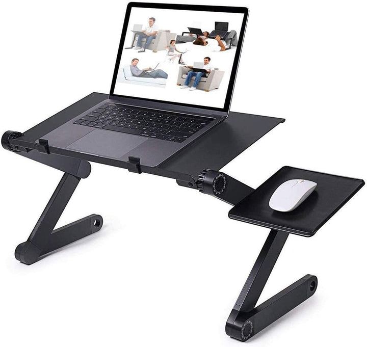 Laptoptisch für Bett Computertisch Notebooktisch Lapdesk,Folding Betttisch 360 Grad Verstellbarer Wi