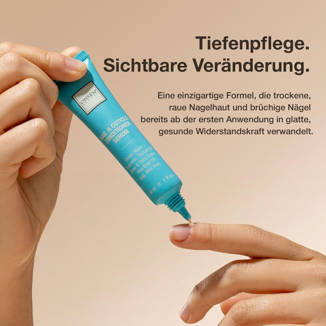 Reparaturcreme für Nagelhaut (30ml) Onsen - Feuchtigkeitspflege für Trockene Nagelhaut - Tiefenpfleg