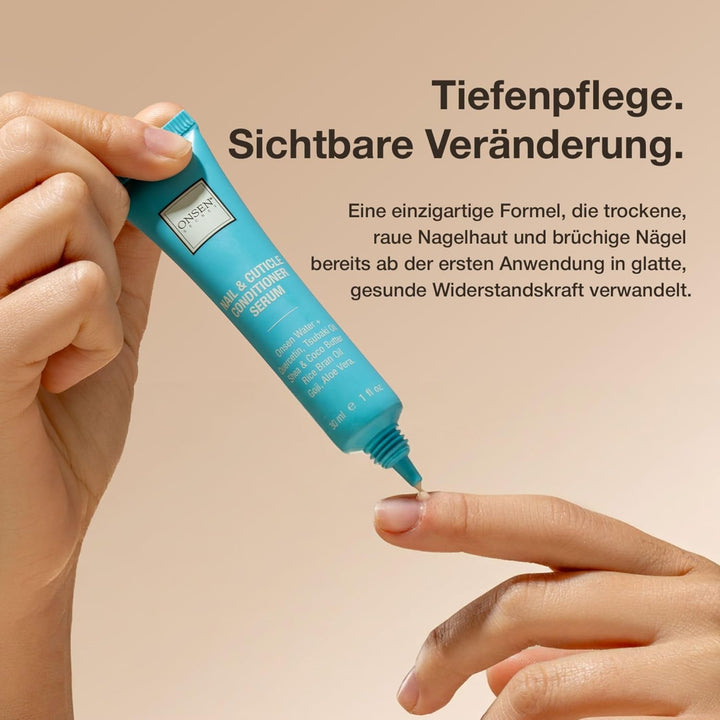 Reparaturcreme für Nagelhaut (30ml) Onsen - Feuchtigkeitspflege für Trockene Nagelhaut - Tiefenpfleg