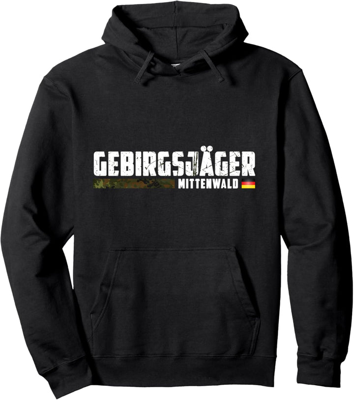 Gebirgsjäger Mittenwald - Soldaten und Bundeswehr Pullover Hoodie