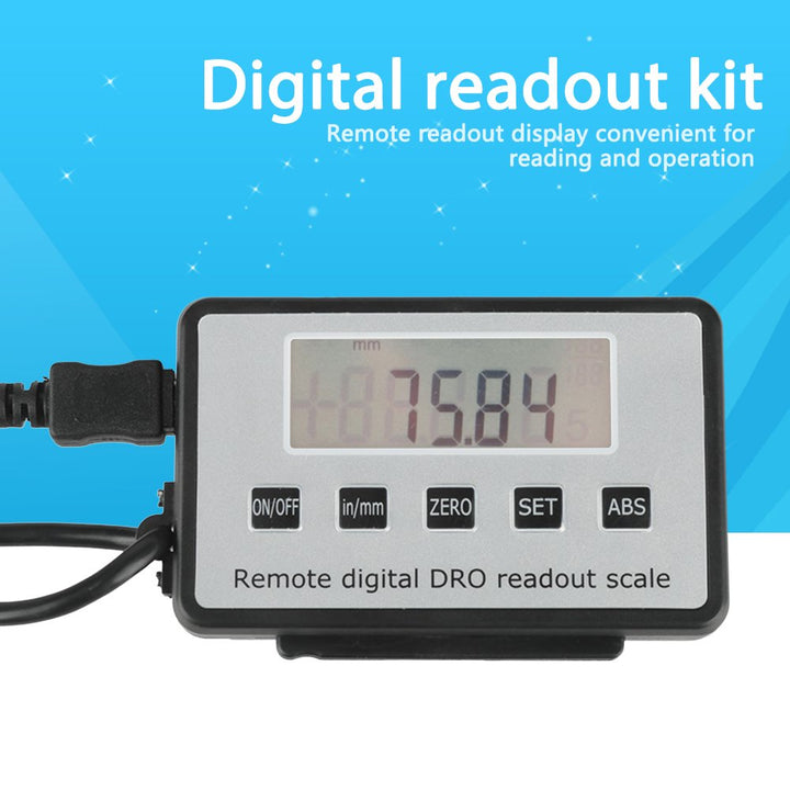 Digitalanzeige, 0-150 mm genaue digitale LCD-Skala für Fräsmaschinen Drehmaschinen, Anzeige für Fern