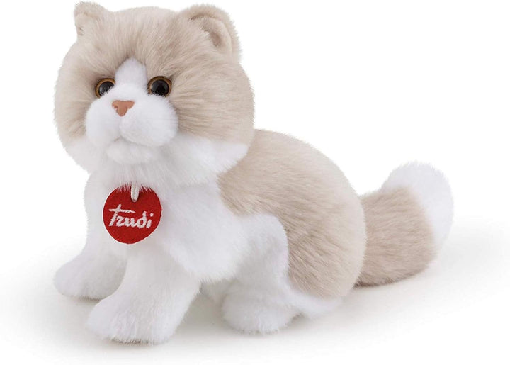 Trudi 21036 Klassik Plüschkatze Giada ca.18cm,Grösse S, hochwertiges Stofftier mit weichen Materiali