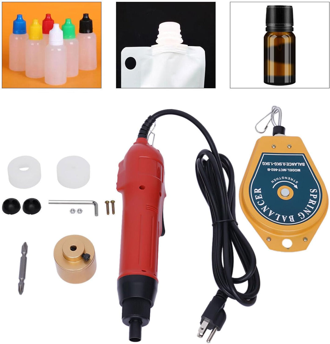 Elektrische Verschliessmaschine Handgehaltene Verschliessen Maschine Flaschenverschluss Maschine Fla