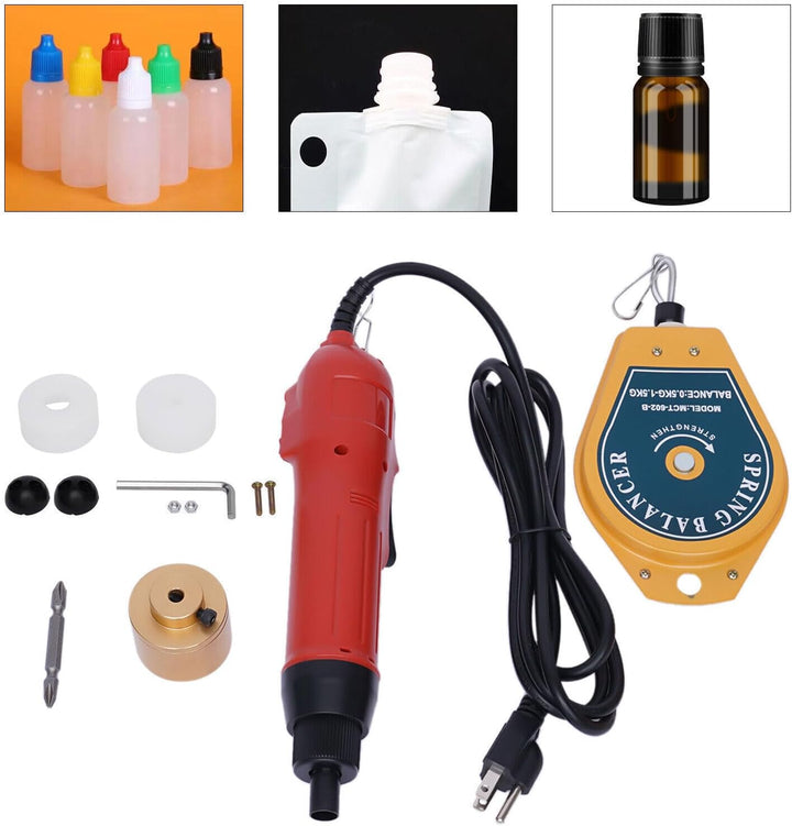 Elektrische Verschliessmaschine Handgehaltene Verschliessen Maschine Flaschenverschluss Maschine Fla