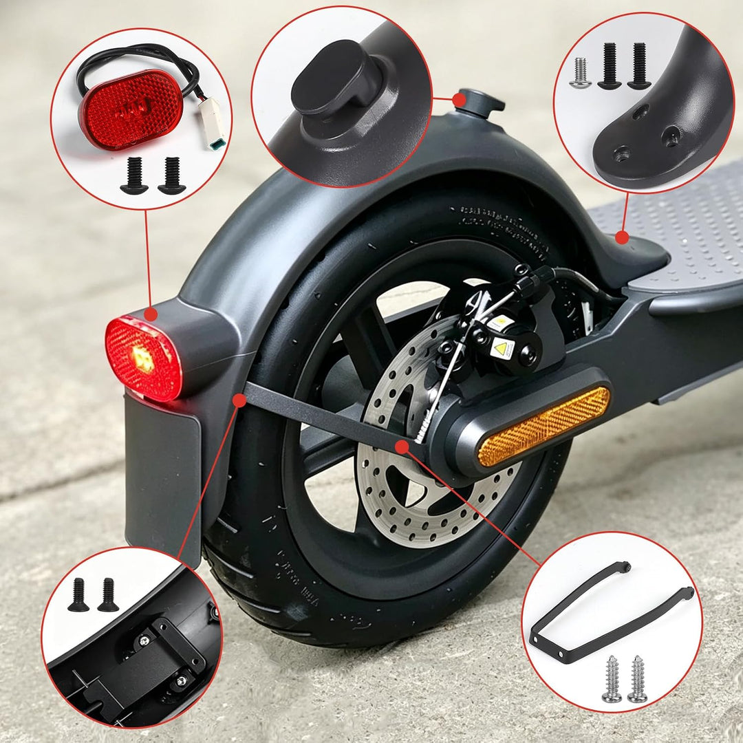 efuturetime E-Scooter Schutzblech Hinten Kompatibel mit Xiaomi M365/1S/Pro