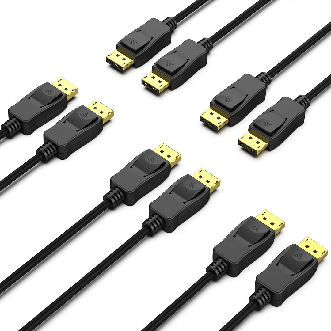 BENFEI [VESA zertifiziert DisplayPort DP 1.2 Kabel 1,8M 4K, 5 Stück DisplayPort auf DisplayPort Kabe