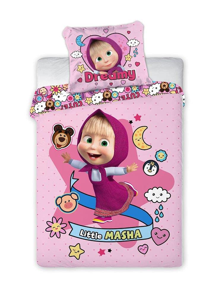 Masha and The Bear Babybettwäsche Masha 055 100x135 cm