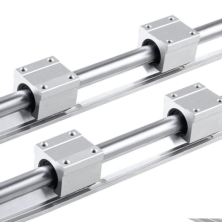 CNCMANS Linearführung 4 Stücke SBR20-600mm Führungsschiene und 8 Stücke SBR20UU Schiebeblock bearing