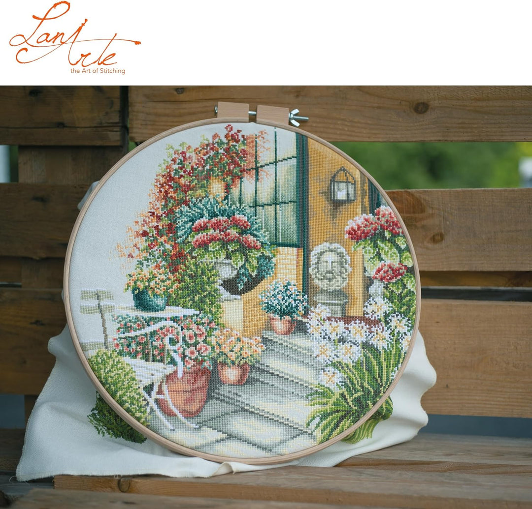 Lanarte PN-0008016 Kreuzstichset, Mehrfarbig, 40x40cm