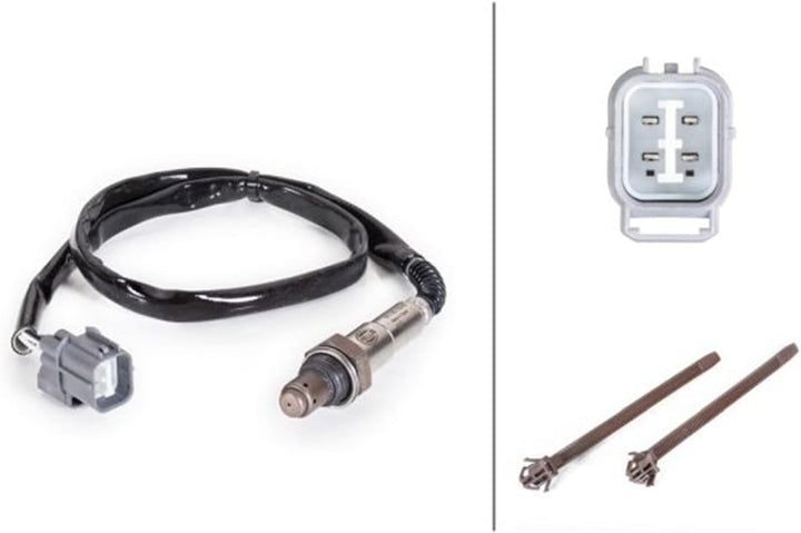 HELLA 6PA 358 103-021 Lambdasonde - 4-polig - Kabel: 610mm