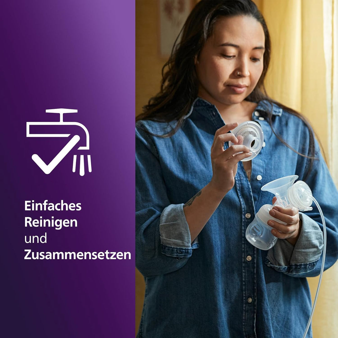 Philips AVENT Doppelmilchpumpe Premium - mit Natural Motion Technologie, wiederaufladbarem Akku, Tim