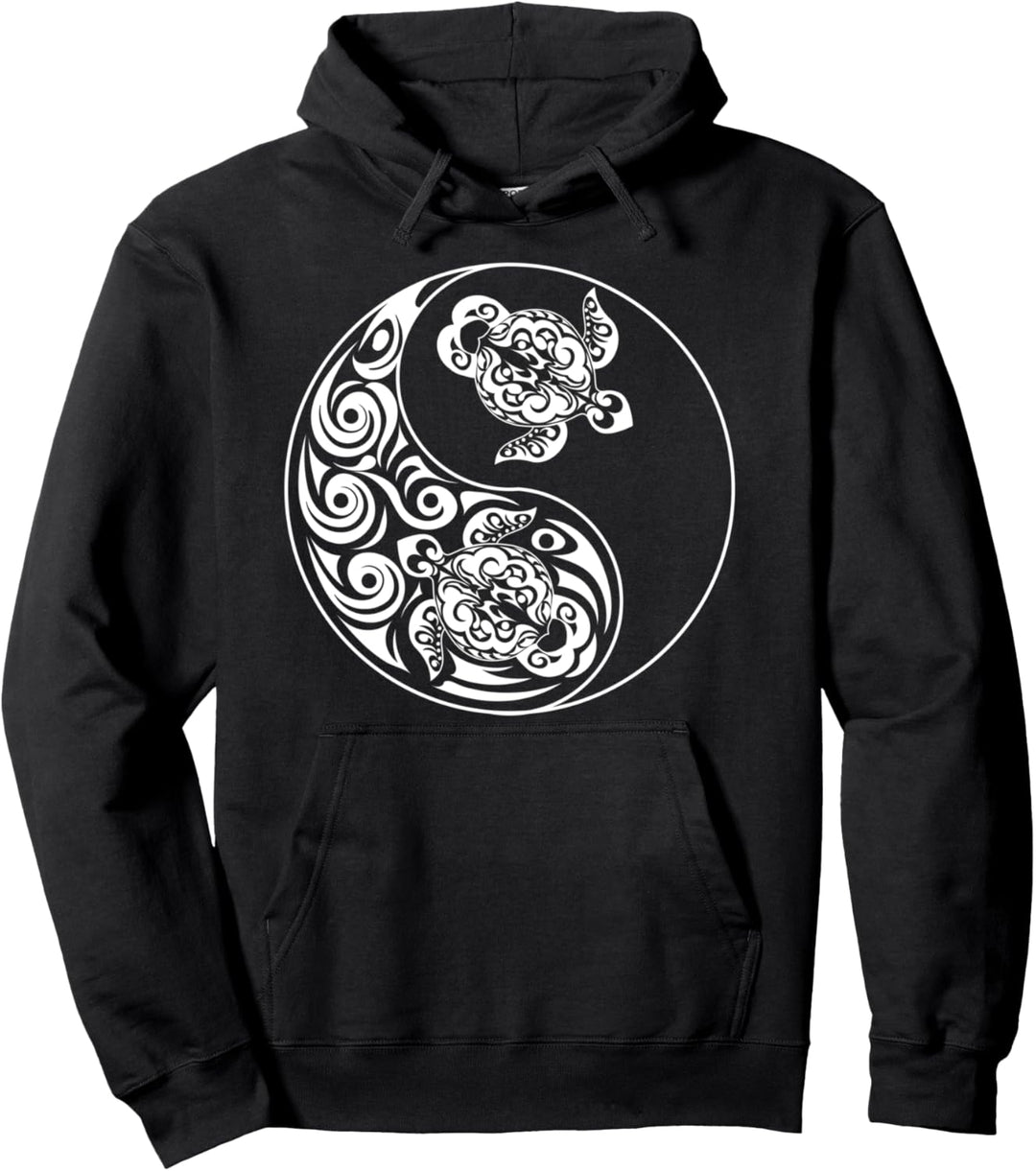 Ying Yang Schildkröte Yin Qigong Tai Chi Pullover Hoodie
