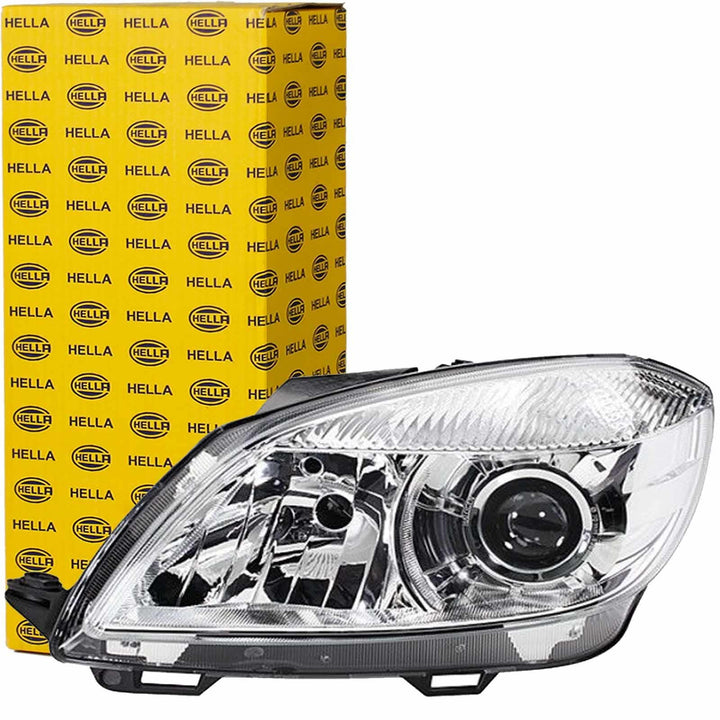 HELLA 1EL 010 417-381 DE/FF/Halogen-Hauptscheinwerfer - rechts - für u.a. Skoda Fabia II (542) Recht