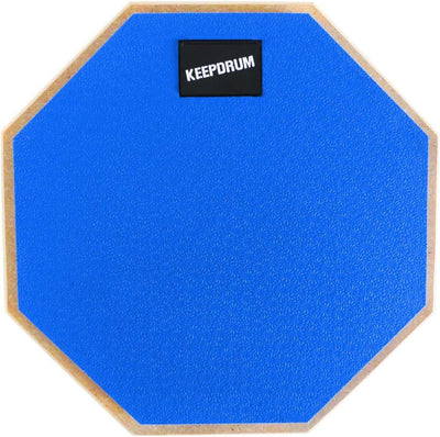 keepdrum DP-BL SET Practice Pad Blau mit Übungspadständer und Bag