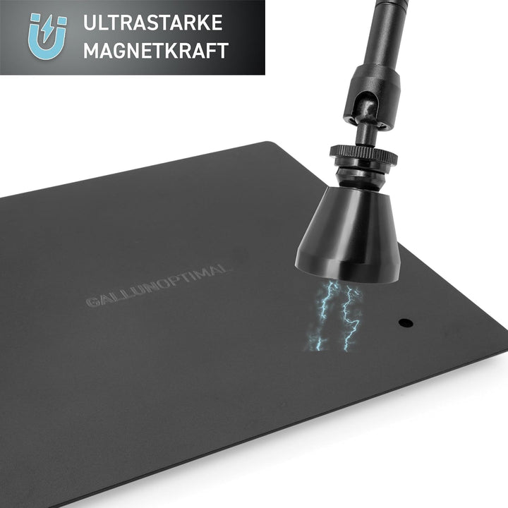 Magnetarm 3-Gelenk mit grosser Werkzeug-Schraubklemme, starker Neodymfuss, flexibel einstellbar, für