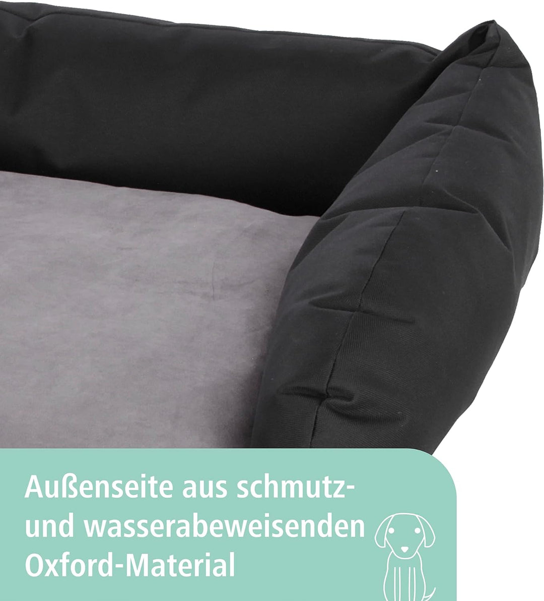 Kerbl Pet Hundebett / Hundekissen für Kofferraum, Gepolsterte Liegefläche waschbar, Schutz vor Schmu