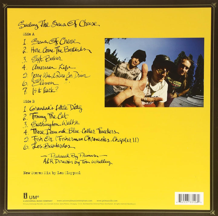 Sailing the Seas of Cheese, Vinyl