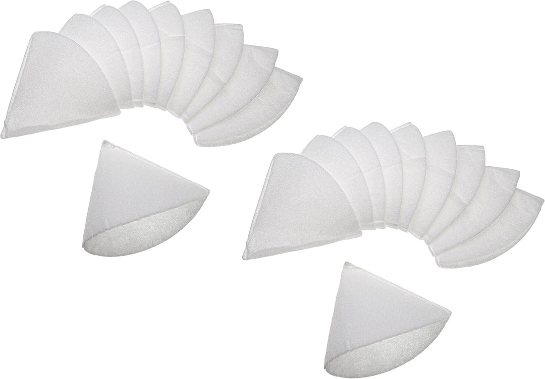 vhbw 20x Kegelfilter kompatibel mit Zehnder STB 125 Lüftungsanlage - Abluftfilter G4, DN 125 Weiss