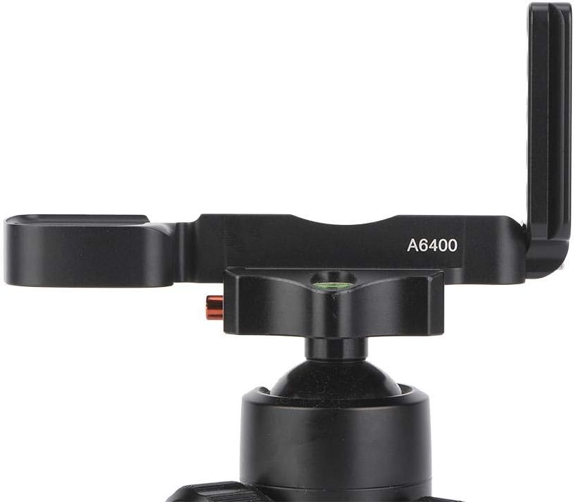 Topiky L-Platte für Sony A6400, Aluminium-Schnellwechselplatte für vertikale Aufnahmen L-Halterung 3
